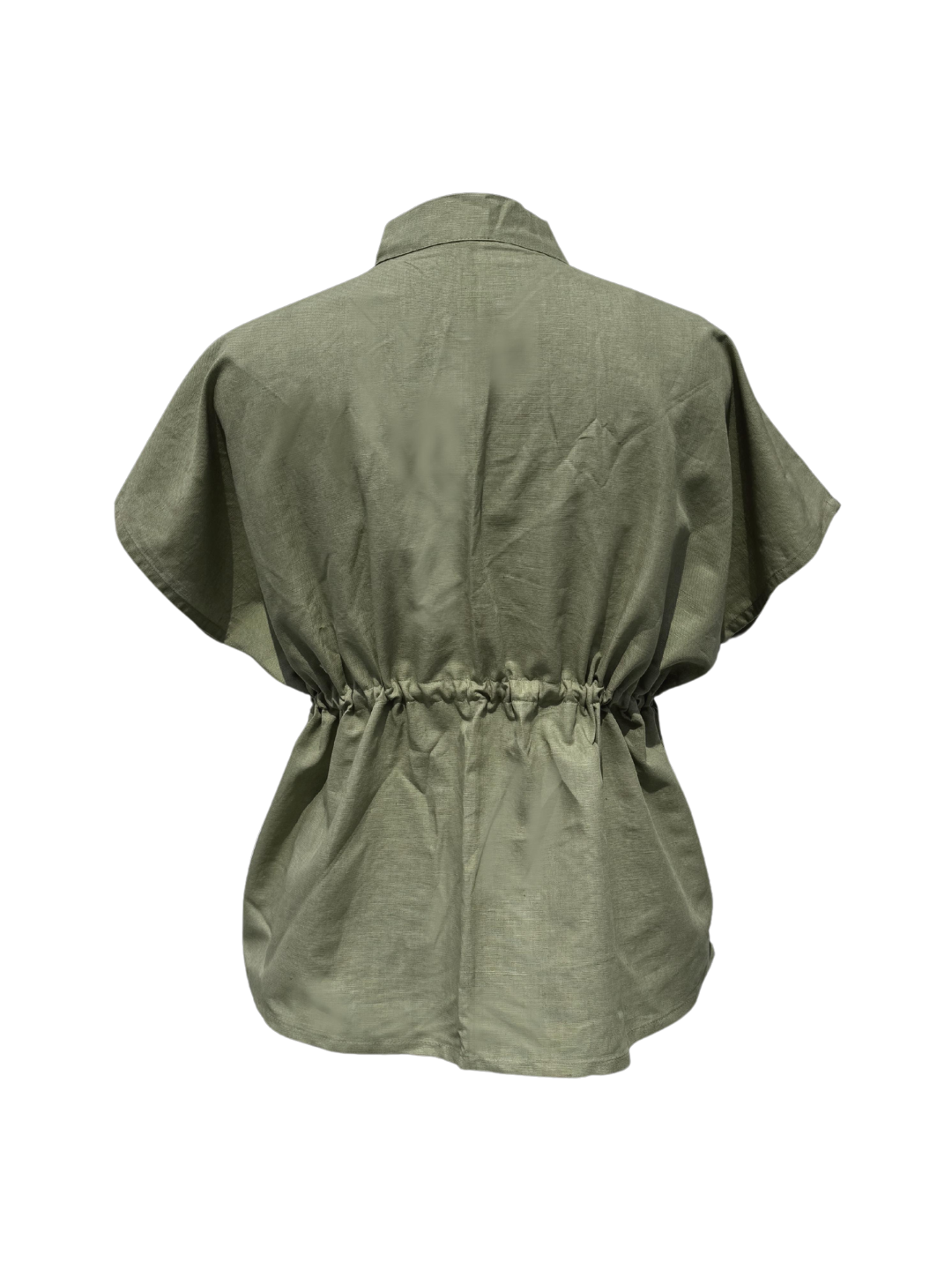 Tes Top in Sage Linen