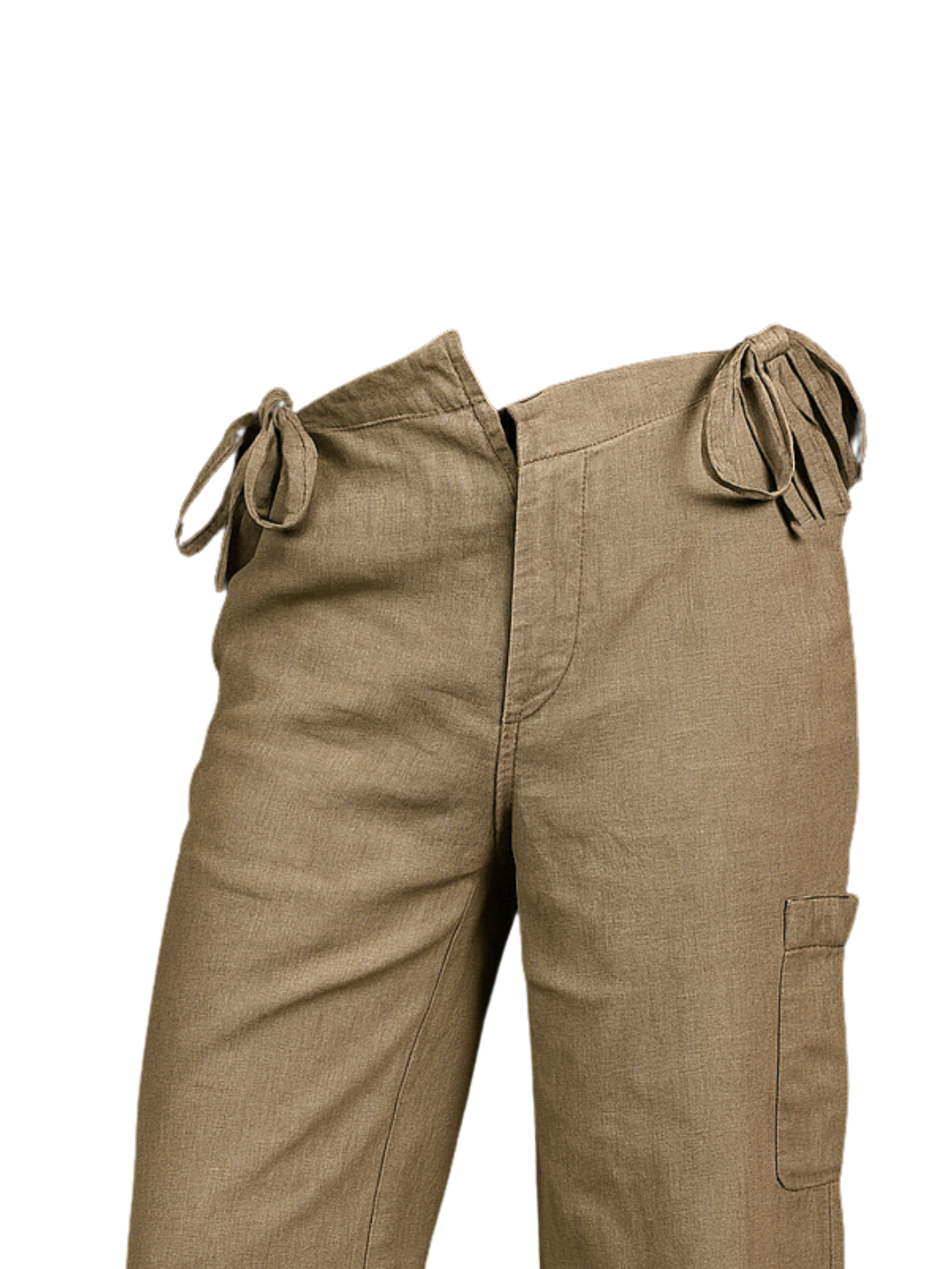Chloe Pants in Tan Linen