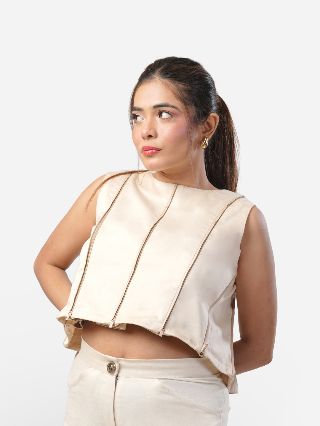 Laura Top in Off-White