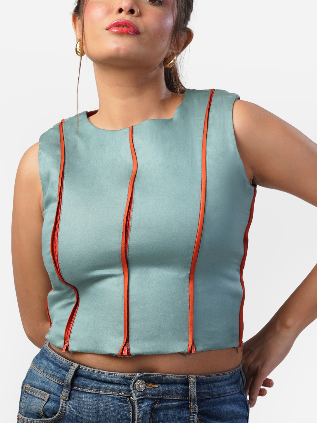 Laura Top in Sage