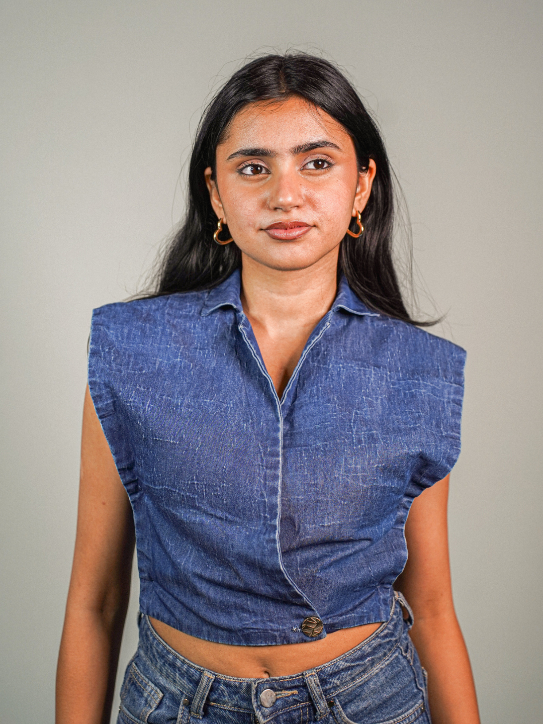 Ana Coat in Denim
