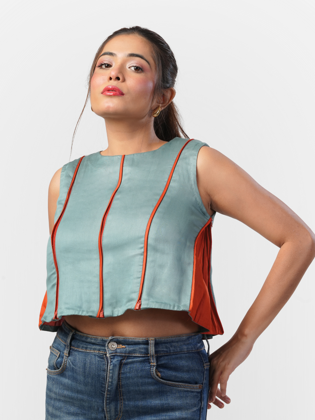 Laura Top in Sage