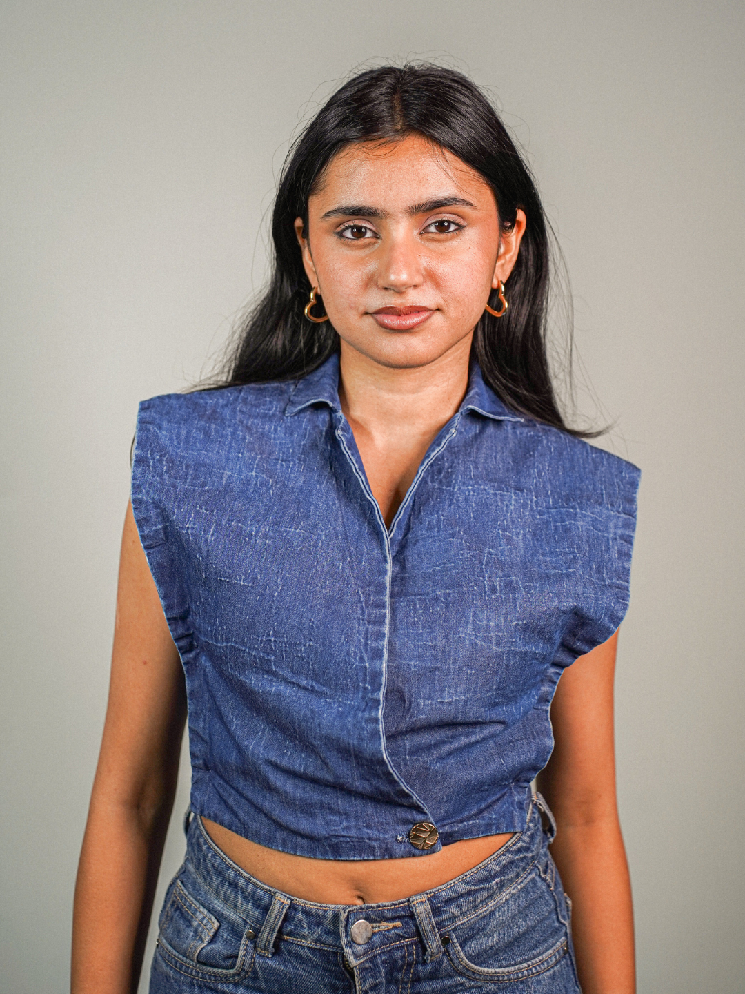Ana Coat in Denim