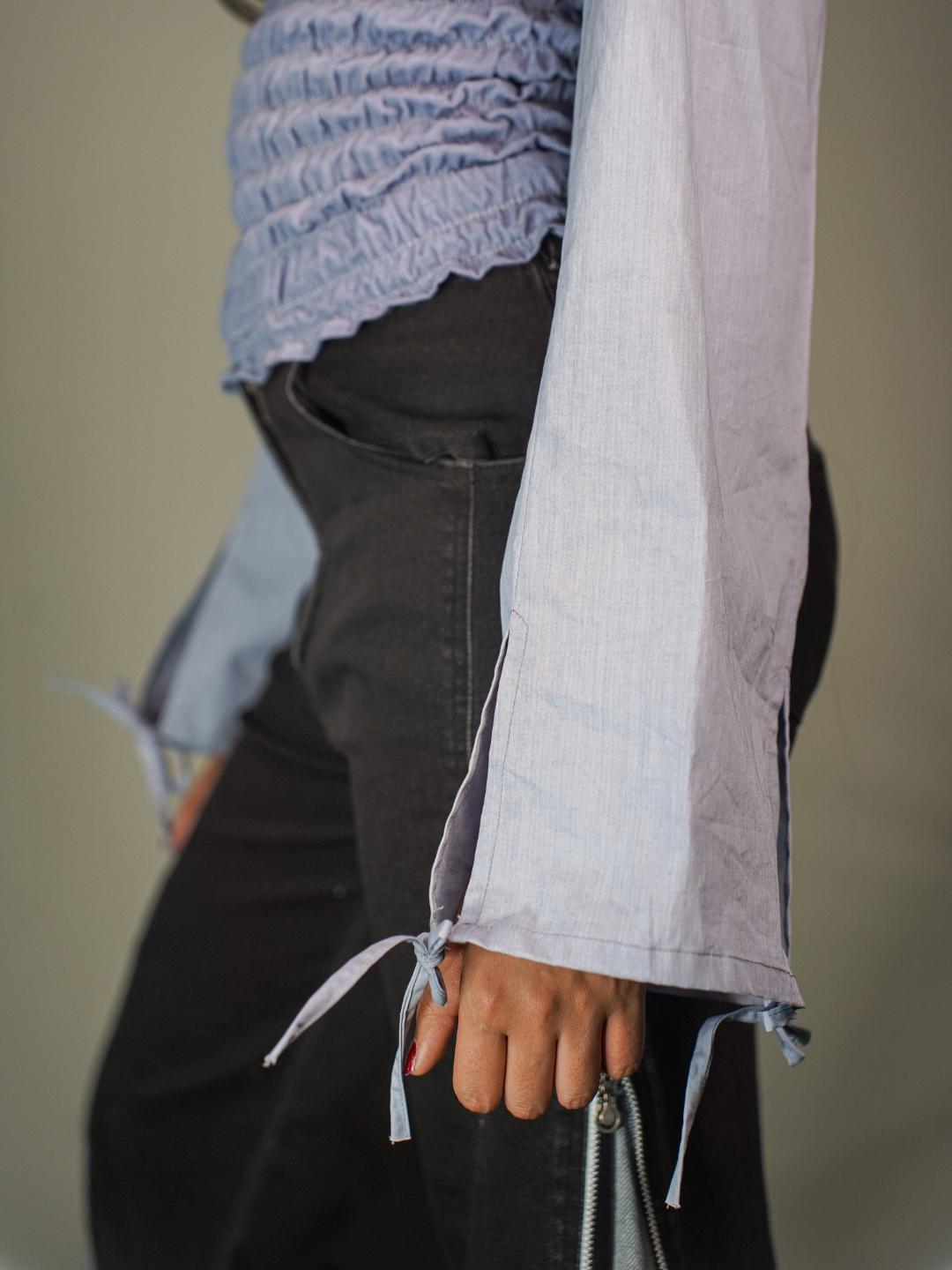 Sara Top in Powder Blue