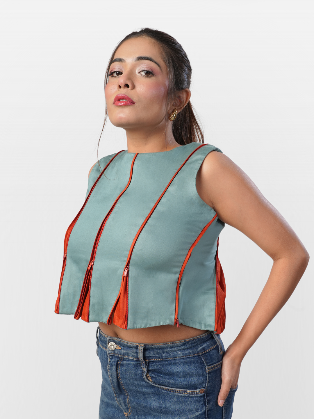 Laura Top in Sage