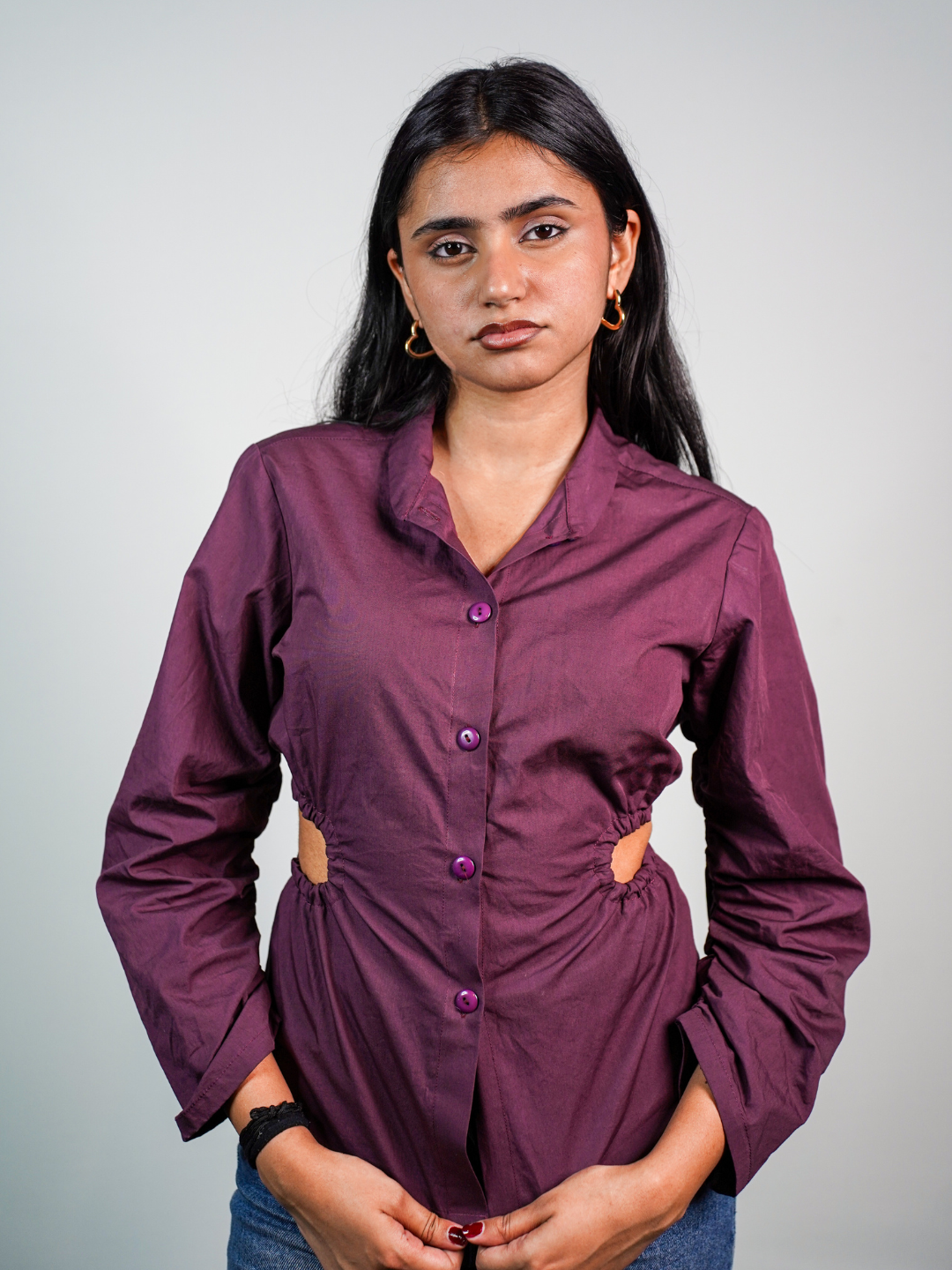 Valerie Shirt in Plum