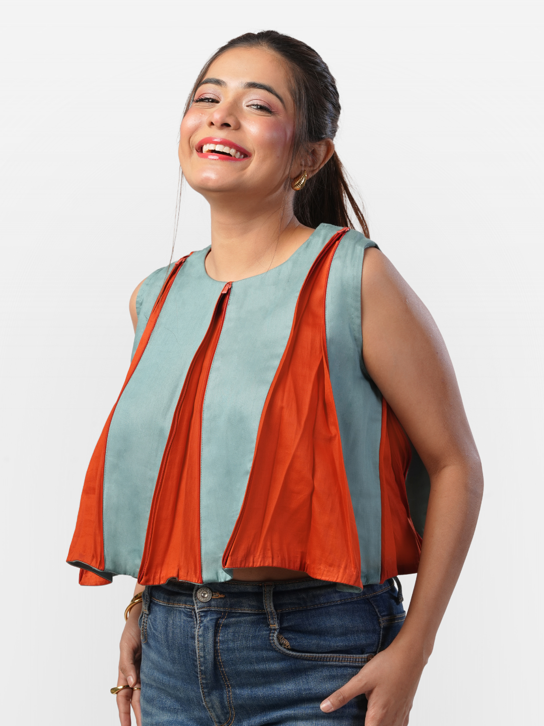 Laura Top in Sage