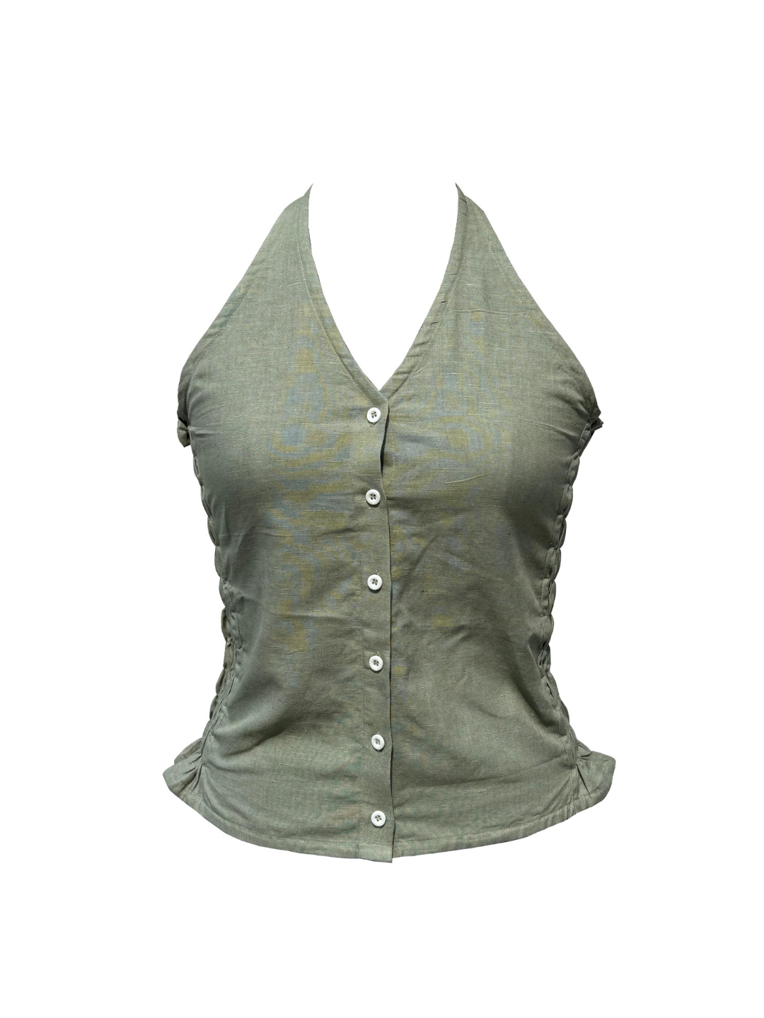 Sylvie Top in Sage Linen