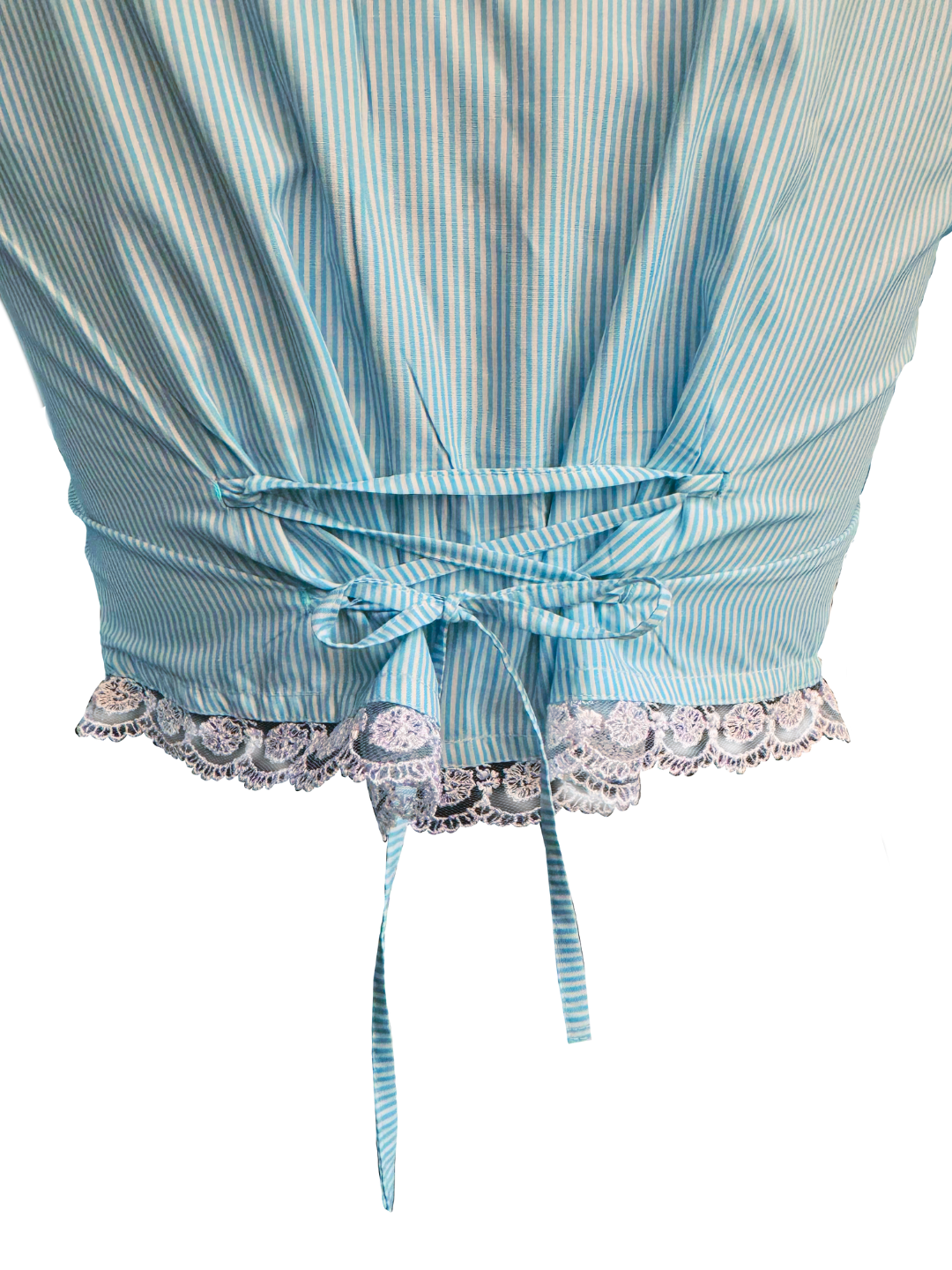 Hailey Top in Blue Stripes
