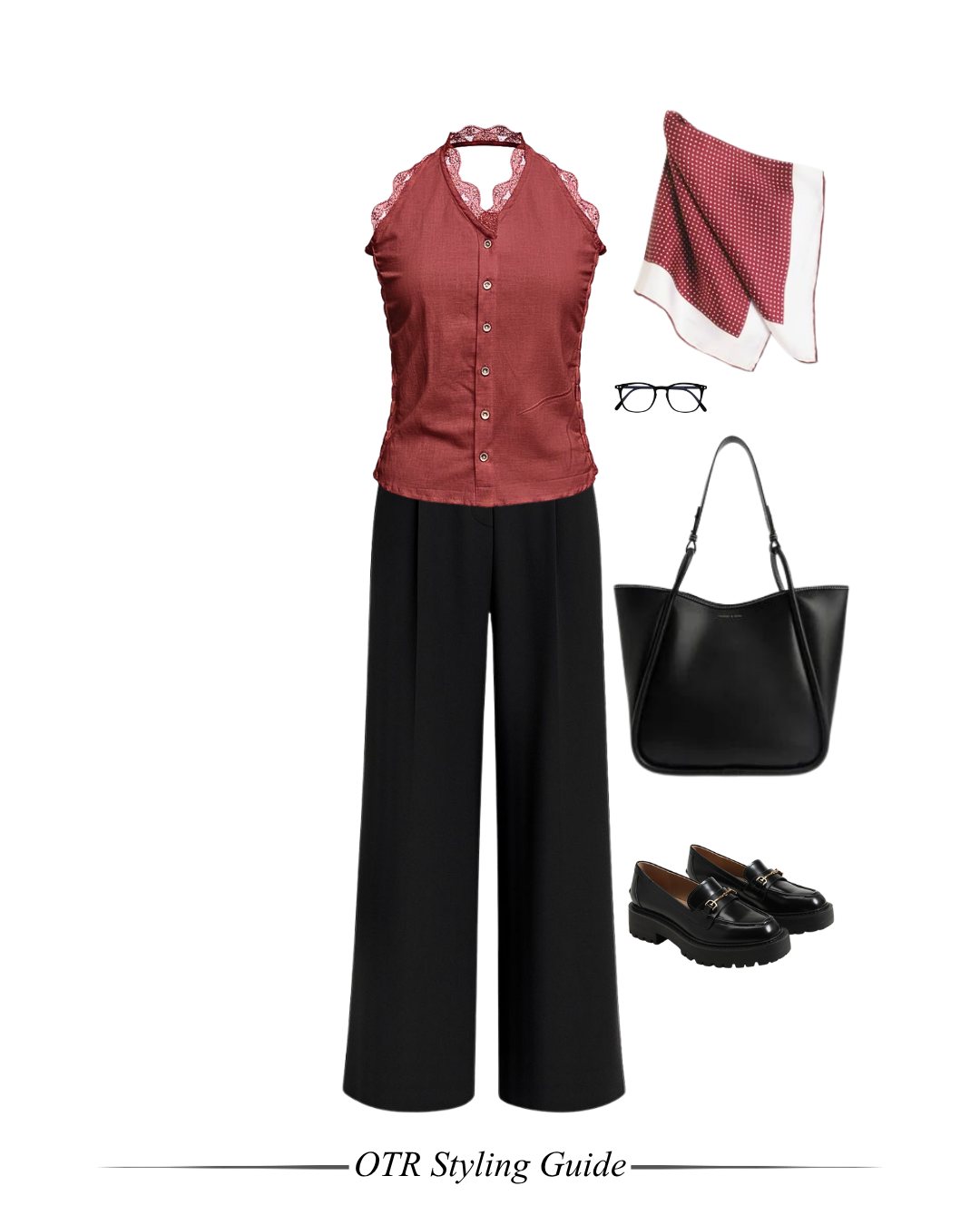 Sylvie Top in Rust Linen
