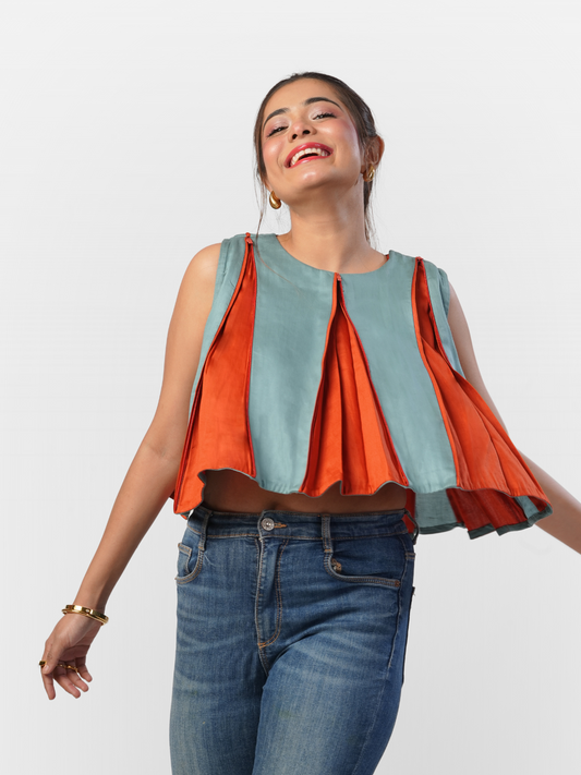 Laura Top in Sage