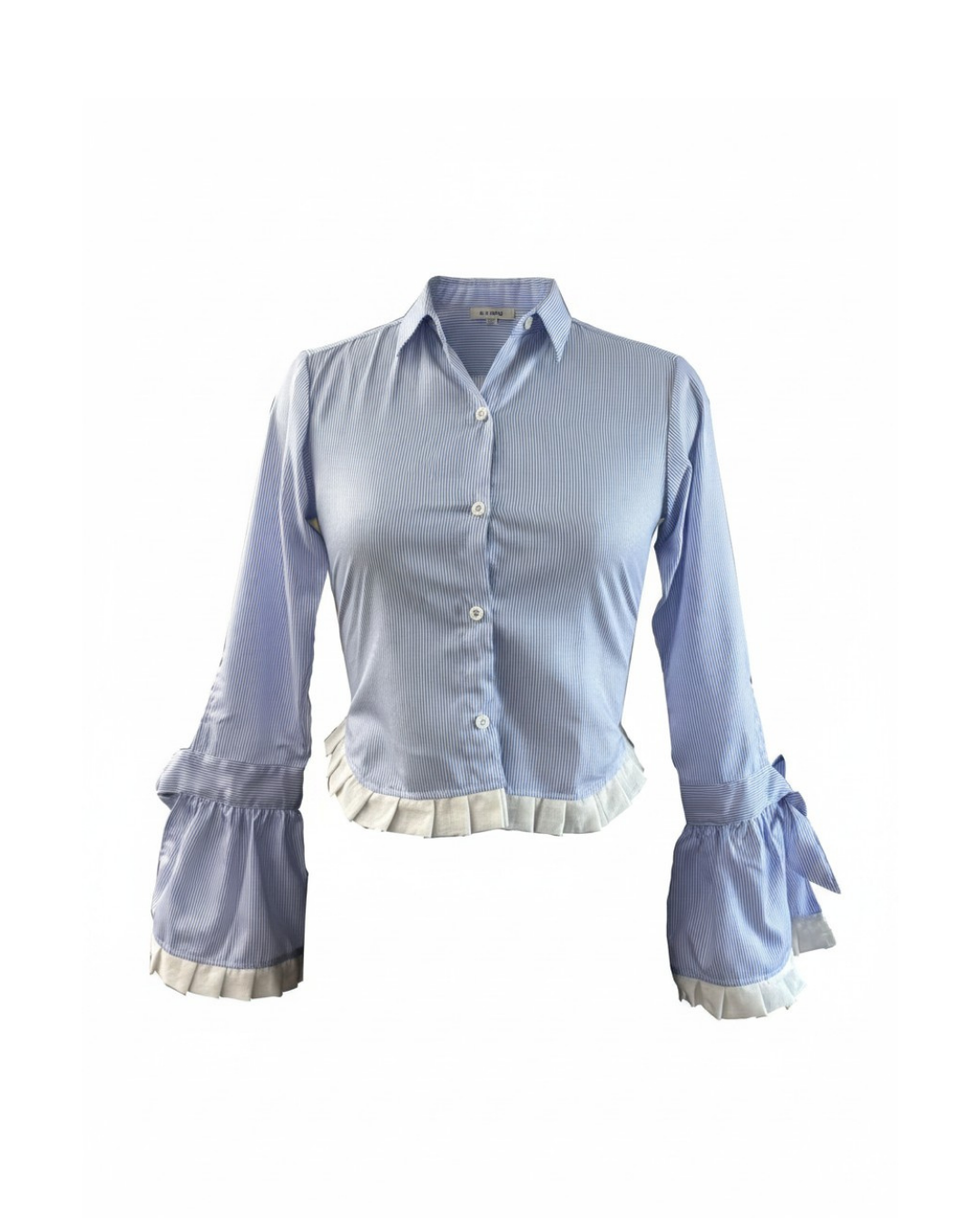 Hailey Top in Blue Stripes
