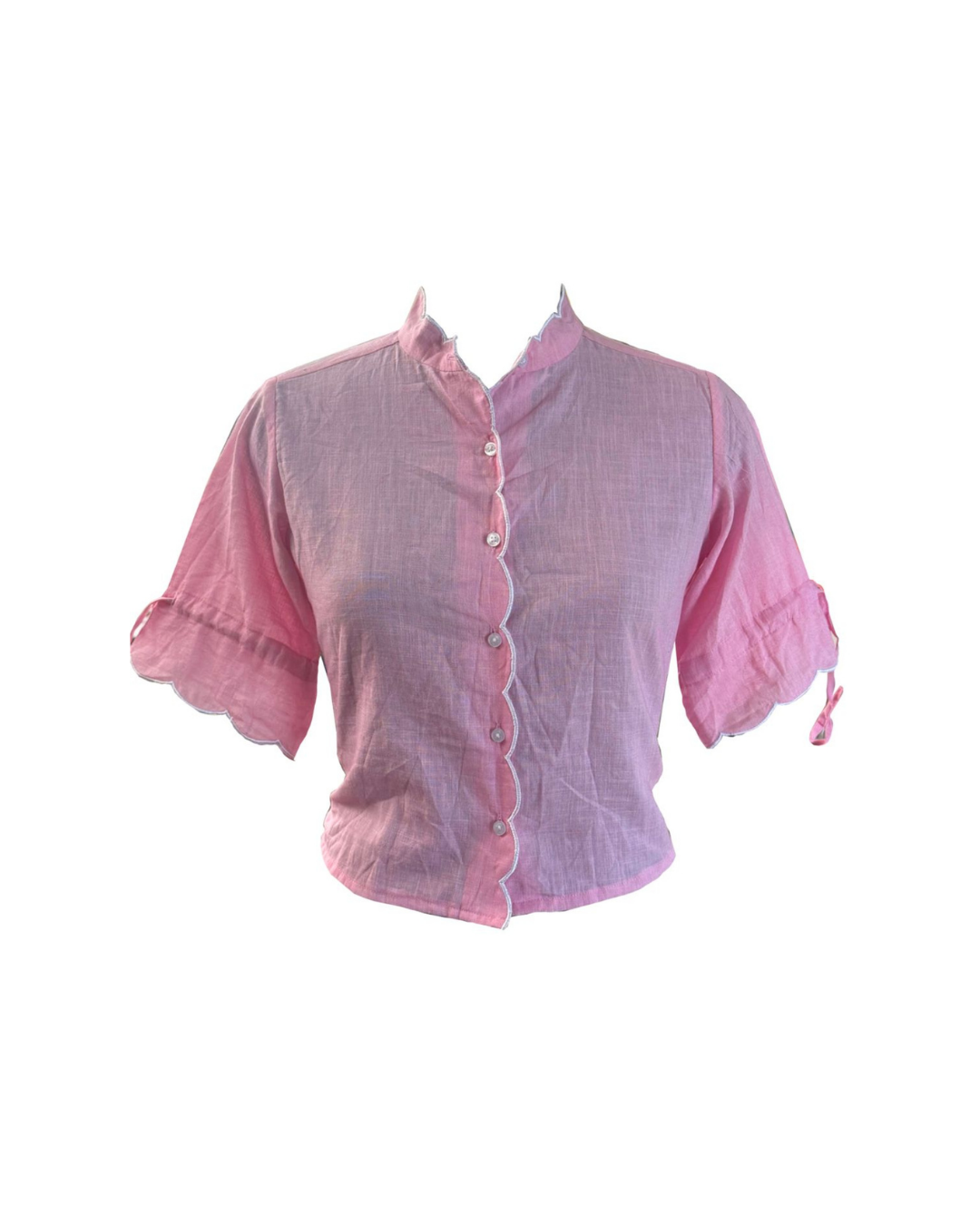 Liz Shirt in Pink Cotton