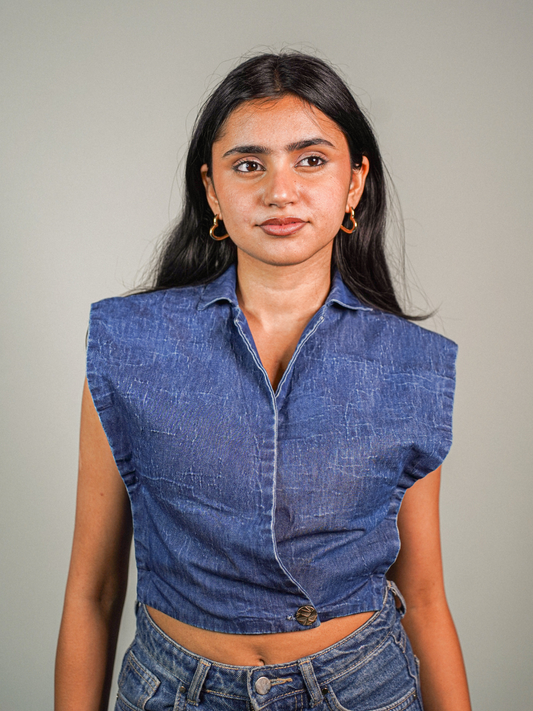 Ana Coat in Denim