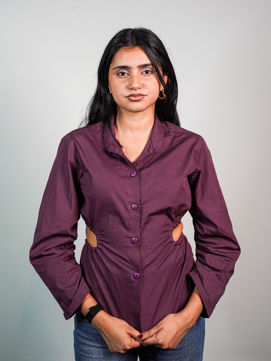 Valerie Shirt in Plum