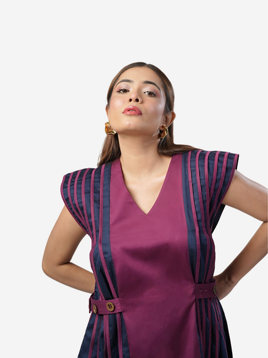 Kate Dress in Plum