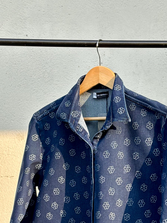 Denim Floral Shirt