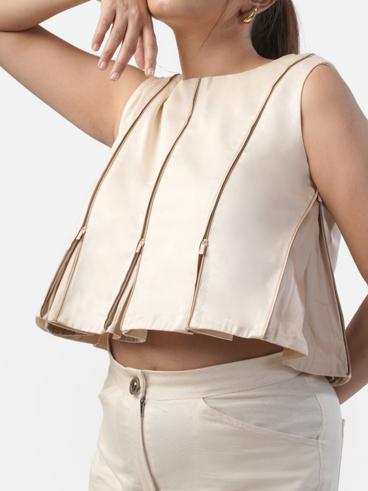 Laura Top in Off-White