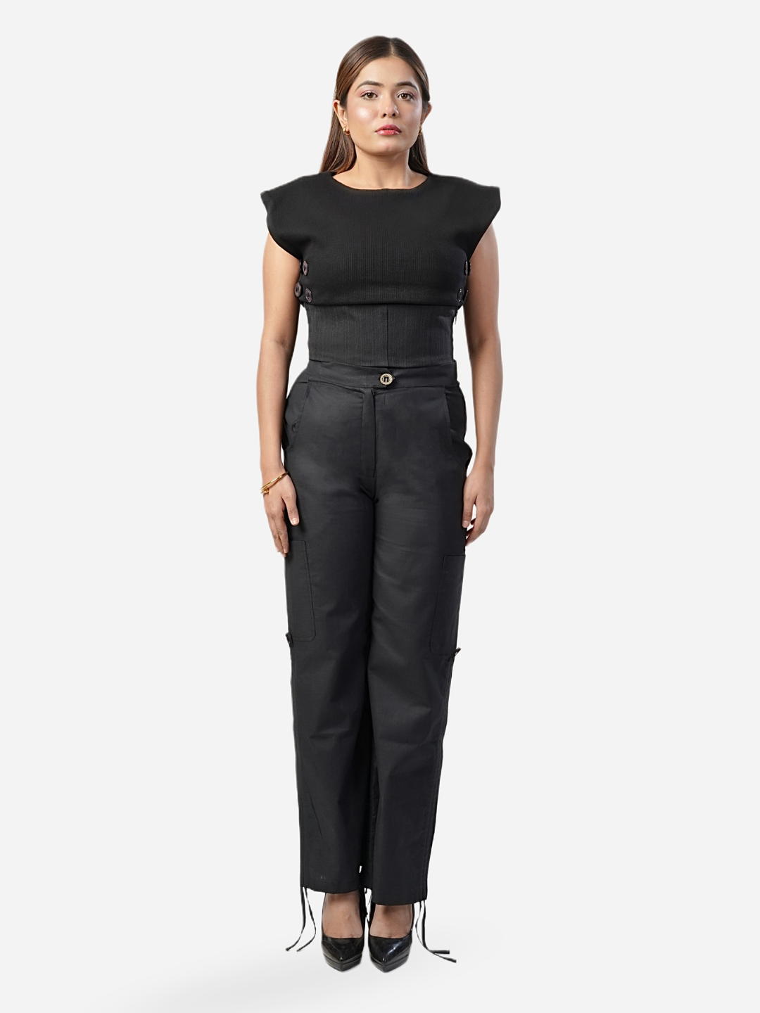 Tan-Toe Top in Black