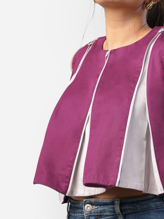 Laura Top in Plum