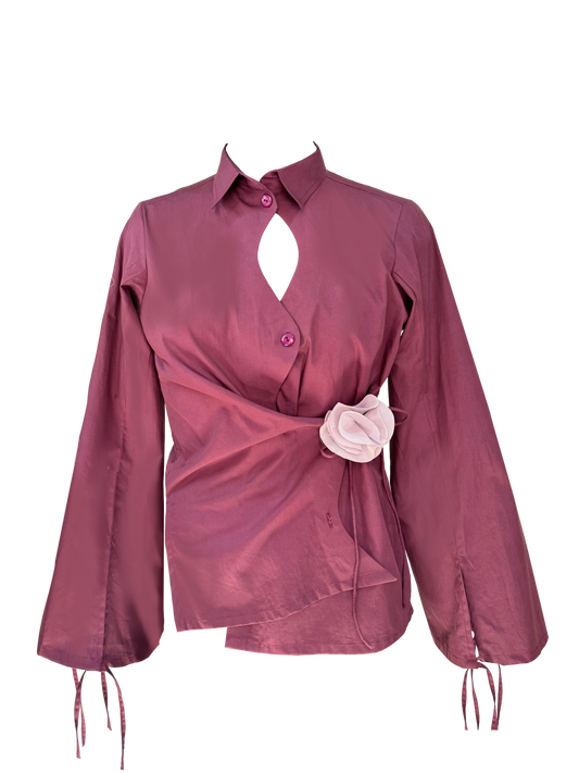 Olivia Shirt in Plum